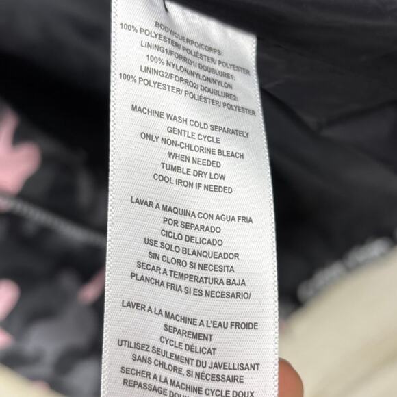 Calvin Klein Women’s XS Pink Camo Zip Up Hooded Performance Active Jacket NWT - Picture 4 of 8